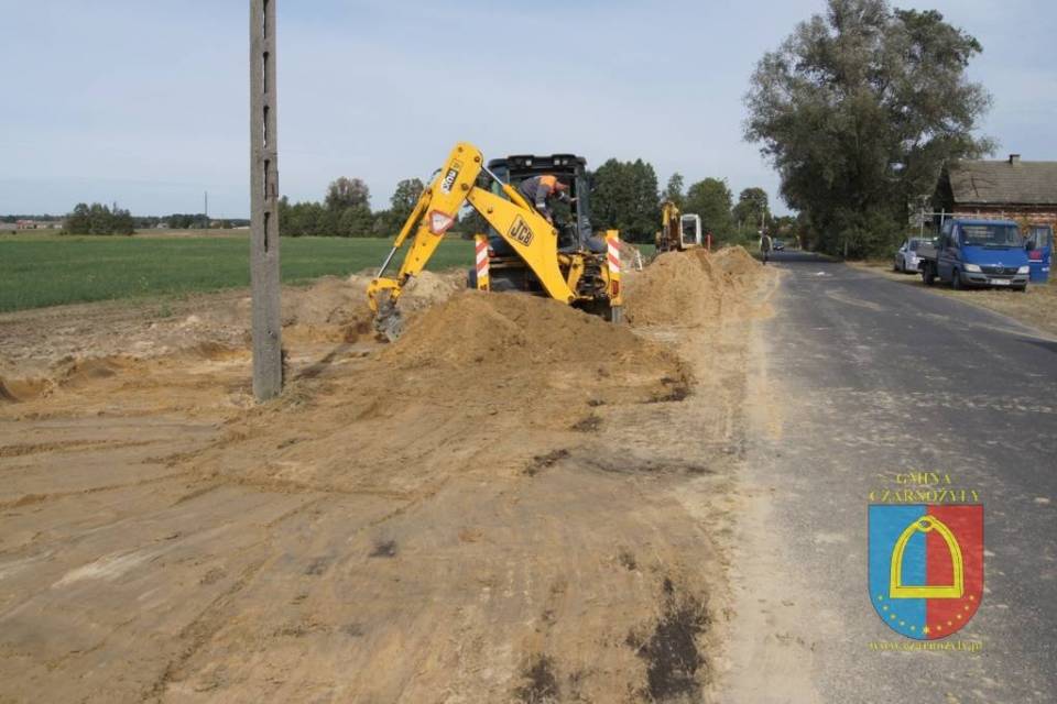 Budowa kanalizacji sanitarnej w miejscowości Gromadzice. II etap