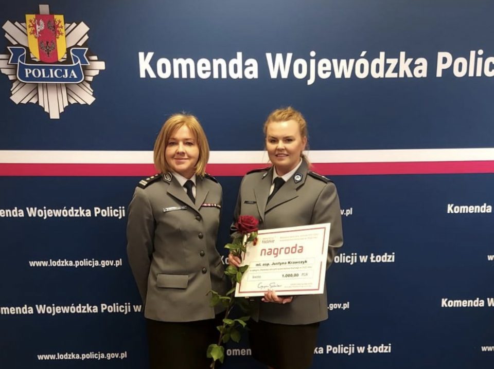 Dzielnicowa z wieluńskiej komendy wśród najlepszych policjantów województwa łódzkiego