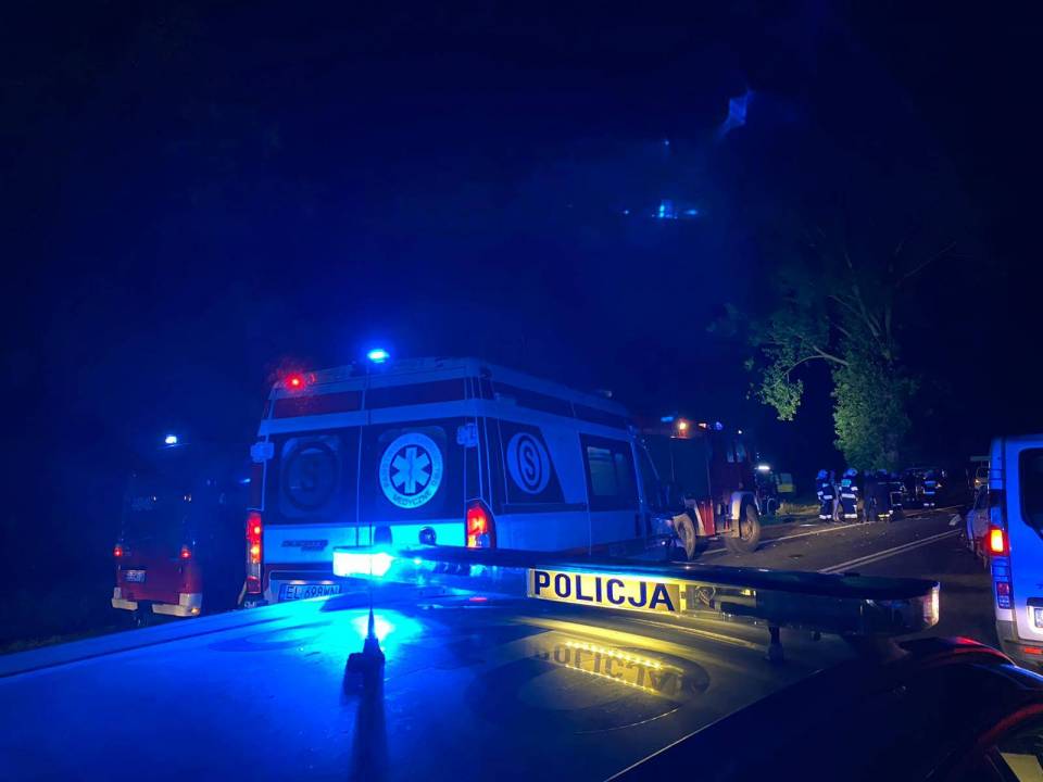 Wypadek w miejscowości Biała Kopiec. Do szpitala trafił 57-letni motorowerzysta